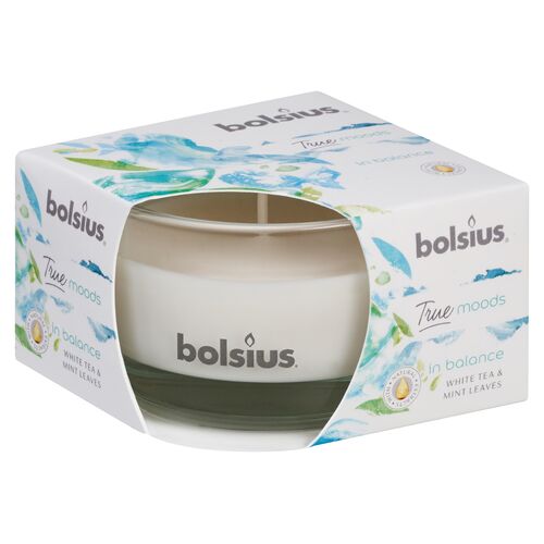 Świeca zapachowa w szkle 50/80 In Balance TM Bolsius