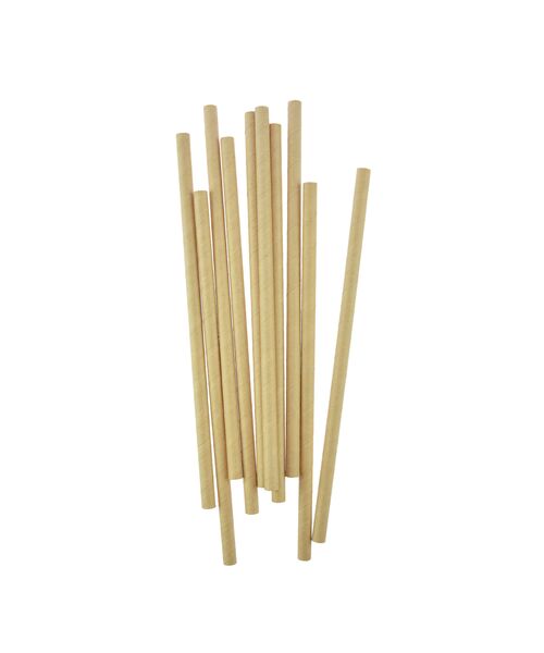 Słomka papierowa shake 8 mm Kraft Balloons 10 sztuk