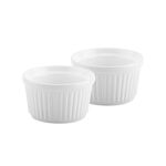 Kokilki ceramiczne Solid 180 ml 2 sztuki biały