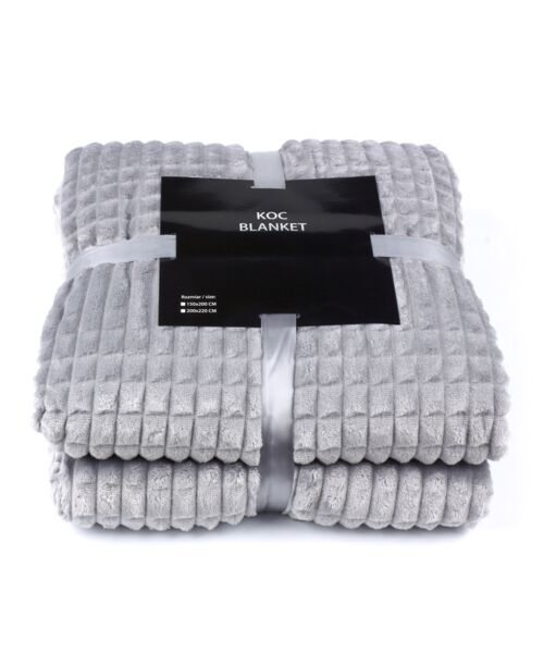 Koc BLANKET 150 x 200 jasny szary