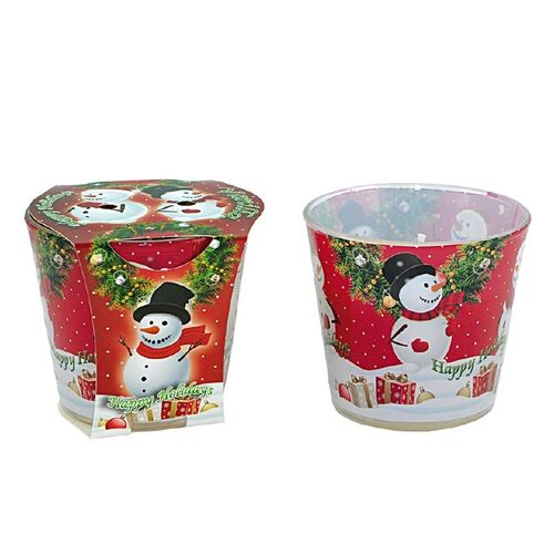 Świeca zapachowa w szkle Happy Holidays wanilia