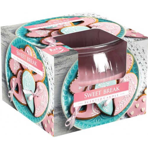 Świeca zapachowa w szkle SN69-371 sweet break BISPOL