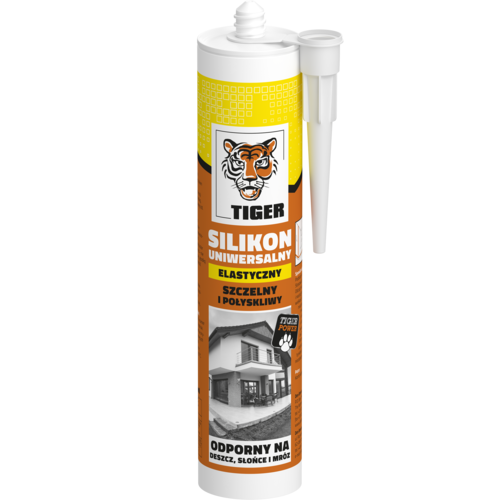 Silikon uniwersalny Tiger bezbarwny 280 ml