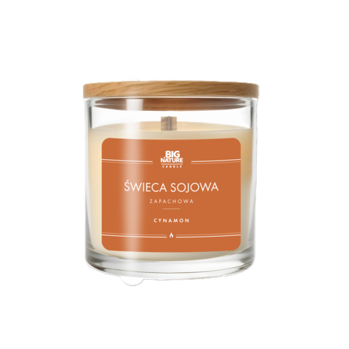 Świeca sojowa zapachowa Cynamon 215 g