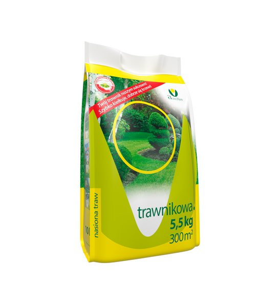 Mieszanka traw Trawnikowa 5,5 kg 300 m²