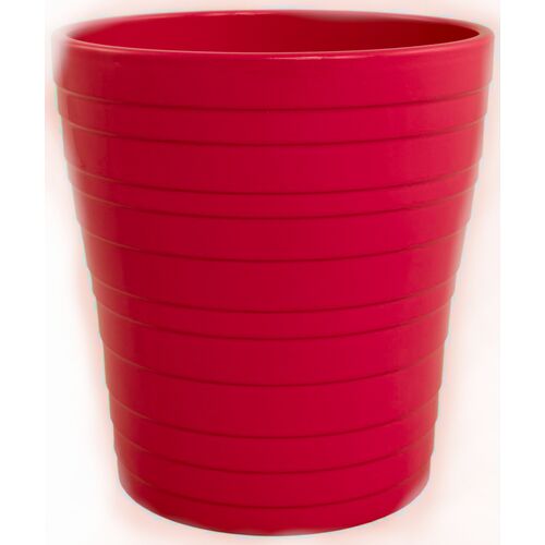 Osłonka storczyk ceramiczna 13 cm czerwona  CERMAX