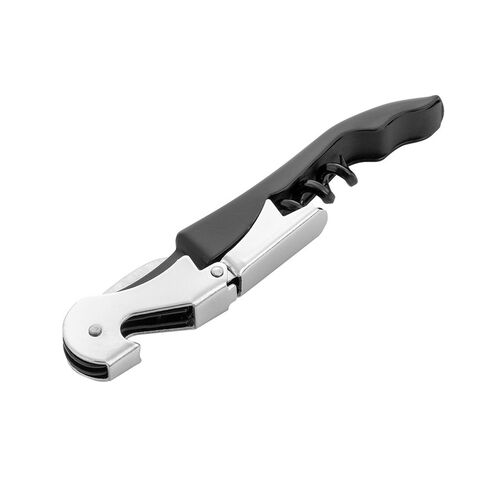 Otwieracz korkociąg 3 w 1 czarny