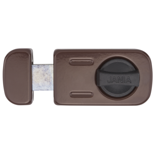 Zamek nawierzchniowy JANIA 50-60 mm z wkładką RIM XL brąz