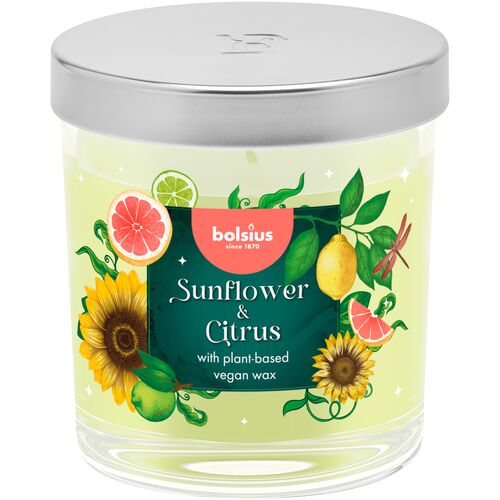 Świeca zapachowa w szkle Sunflower & Citrus