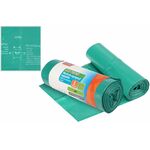 Worki na śmieci Eco Trend 120 l, 5 szt. zielone (szkło)