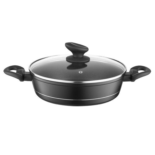 Garnek aluminiowy niski Delux 28 cm 3,5 l