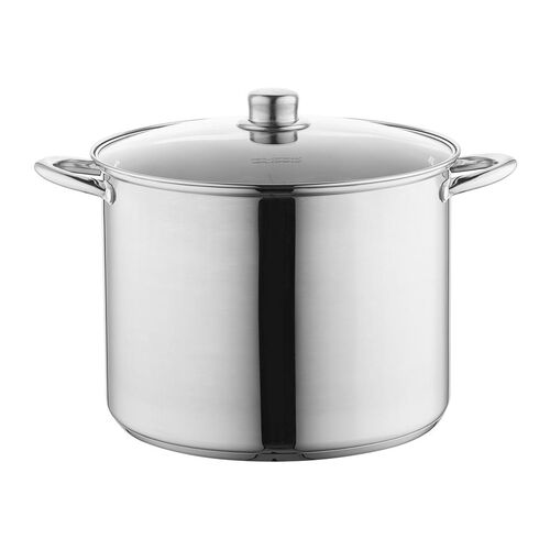 Garnek nierdzewny wysoki Caro z pokrywką 28 cm 12,5 l