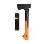 Zestaw siekiera uniwersalna X7 + ostrzałka Xsharp Fiskars