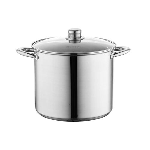 Garnek nierdzewny wysoki Caro z pokrywką 22 cm 6,1 l