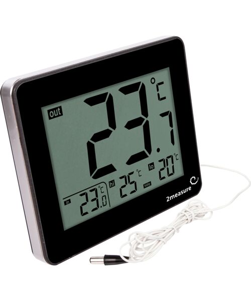 Stacja pogody termometr z zegarem 2Measure