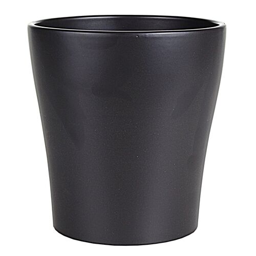 Osłonka storczyk ceramiczna 13 cm antracyt CERMAX