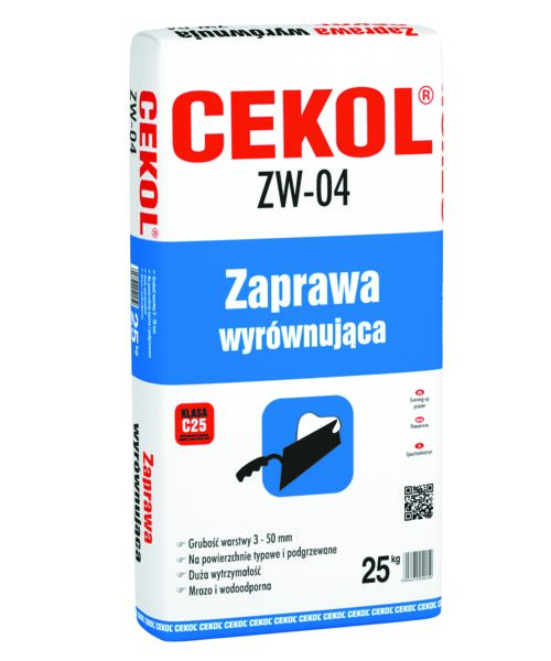 Zaprawa wyrównująca ZW-04 25 kg CEKOL 