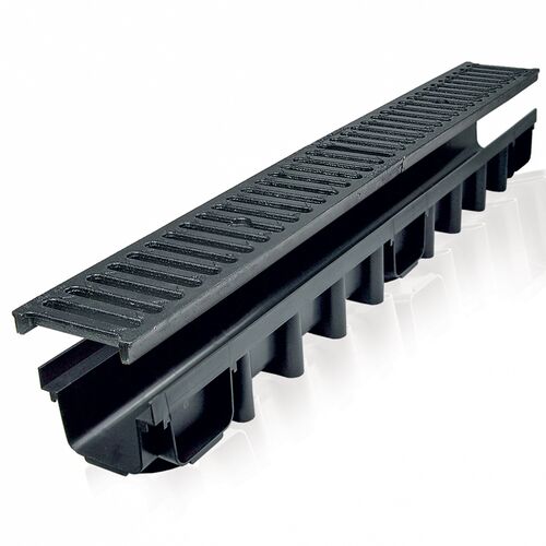 Kanał z kratą żeliwną system 1000 x 98 C250 100 x 13,1 x 9,8 cm MAXPOL