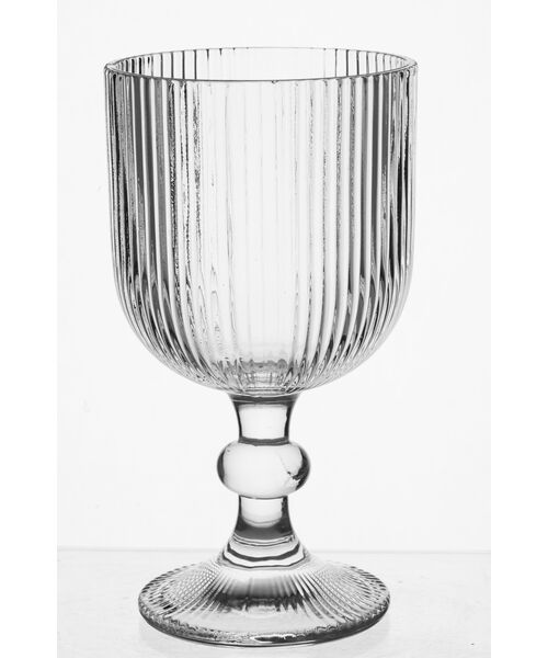 Szklanka na stopce Selena 370 ml transparentna