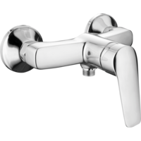 Bateria Boro natryskowa ścienna chrom Deanty