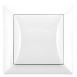 Wyłącznik schodowy Pola 8,1 x 8,1 x 3,5 cm biały