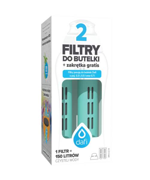 Filtr do butelki filtrującej - 2 pack
