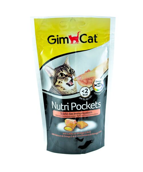 Krokieciki GIMCAT dla kota z łososiem i Omega 3