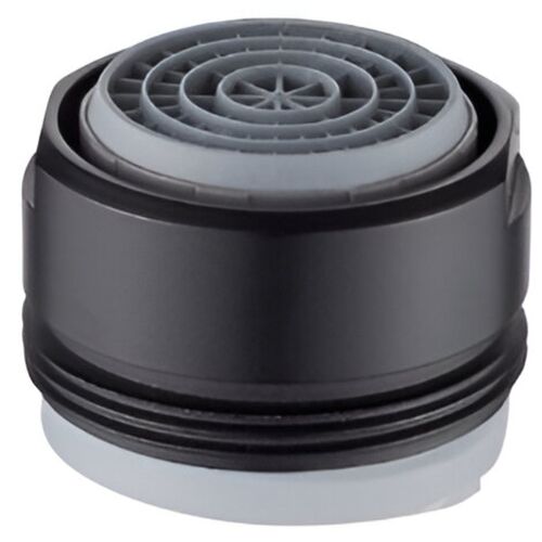 Perlator silikonowy do baterii łazienkowych i kuchennych M24 czarny