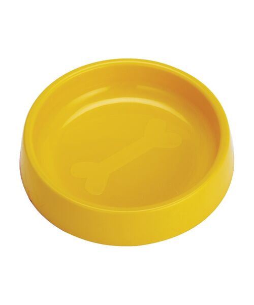 Miska dla psa kota plastikowa 0,2 l żółta