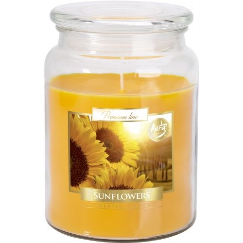 Świeca zapachowa w szkle SND99 słoneczniki Bispol