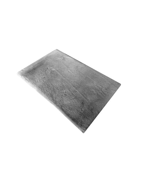 Dywan futrzany grafitowy