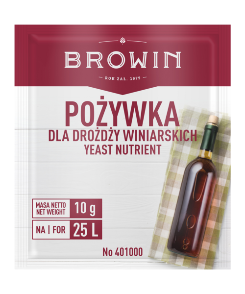 Pożywka dla drożdży winiarskich 10 g Browin