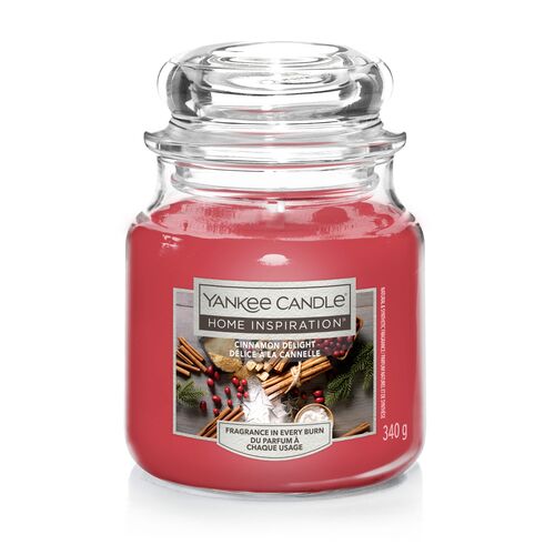 Świeca Home Inspiration słoik średni Cinnamon Delight Yankee Candle
