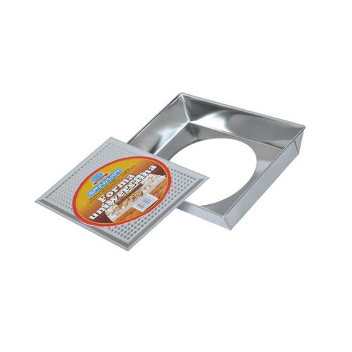 Blacha do pieczenia z wyjmowanym dnem 36 x 23,5 x 6 cm srebrny