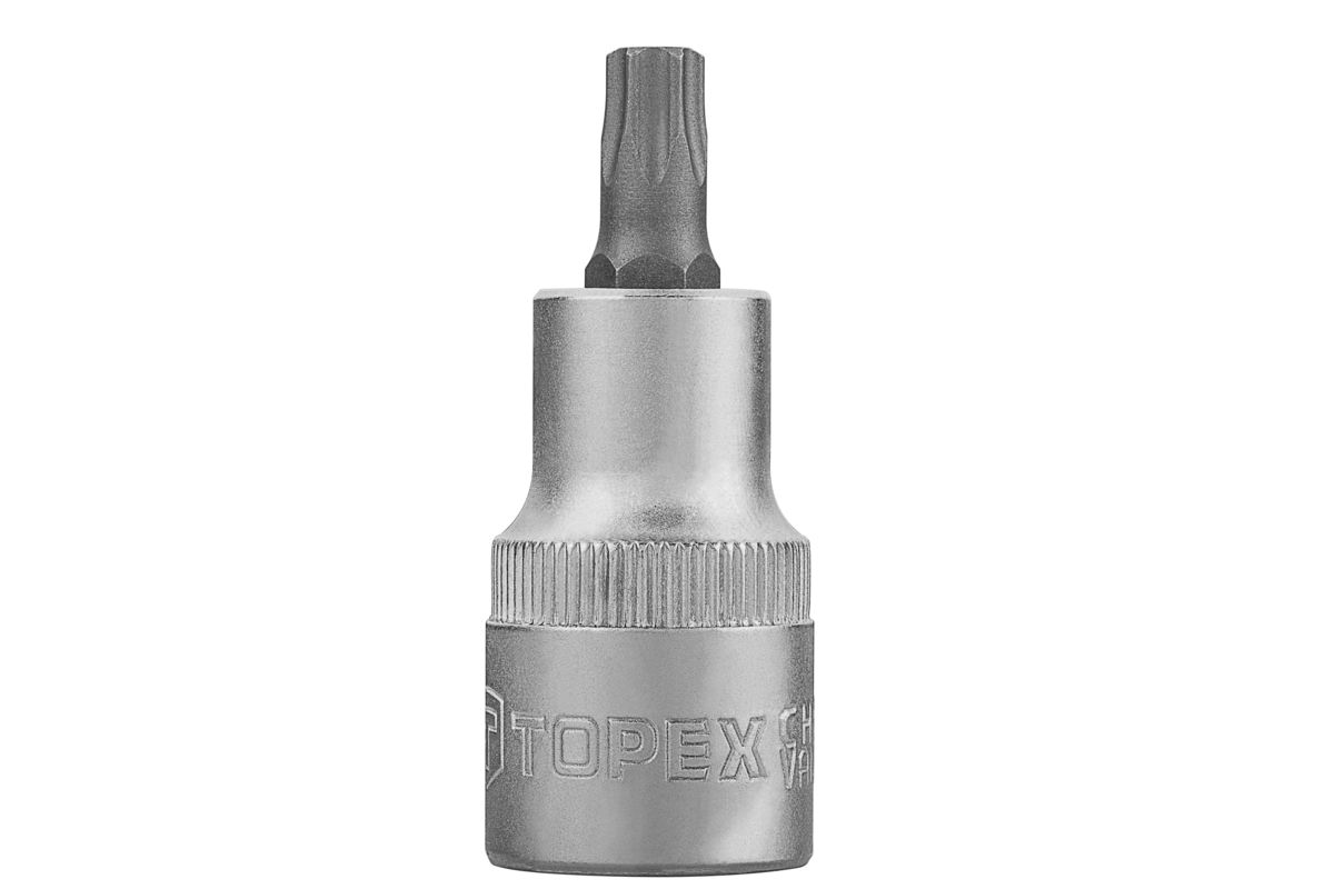 USAG Steckschlüssel Torx T40, 1/2" Antrieb – Länge 60 Mm, Verchromt (233 NTX)