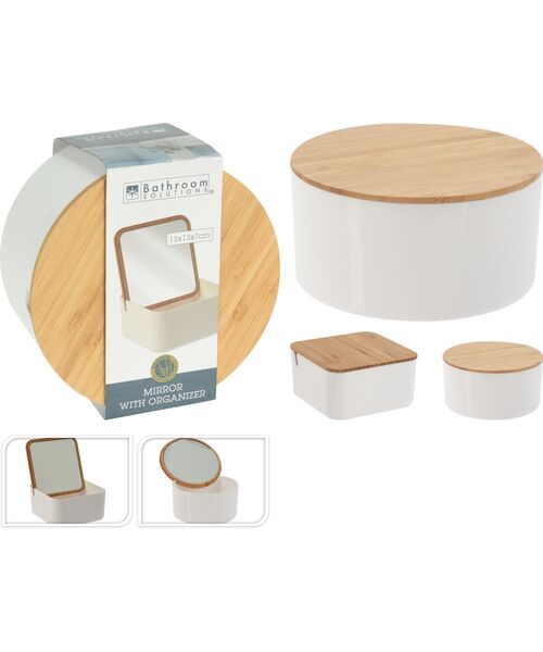 Lustro z organizerem 2ass 13 x 7 cm