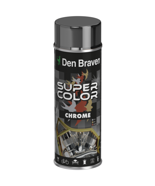 Lakier w aerozolu chrom 400 ml chrom srebrny