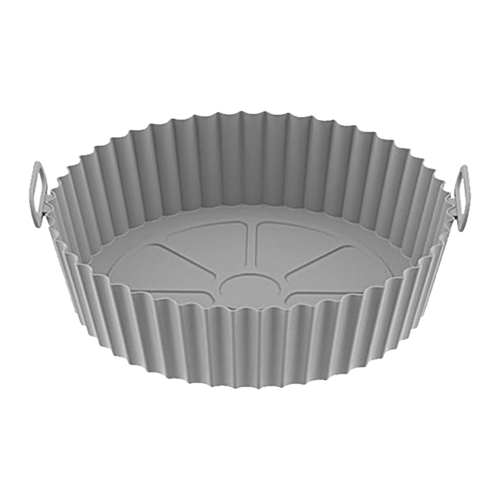 Wkład silikonowy do air fryera 20 x 6 cm szary