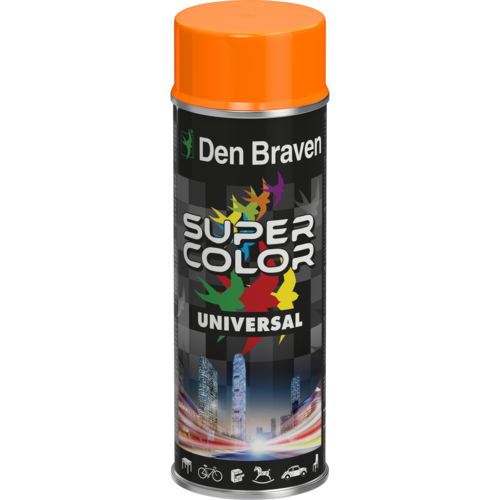 Lakier w aerozolu uniwersalny 400 ml pomarańczowy