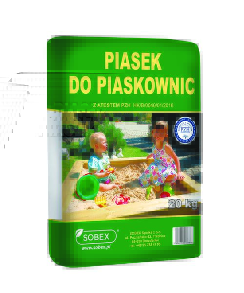 Piasek do piaskownic - worek 20 kg