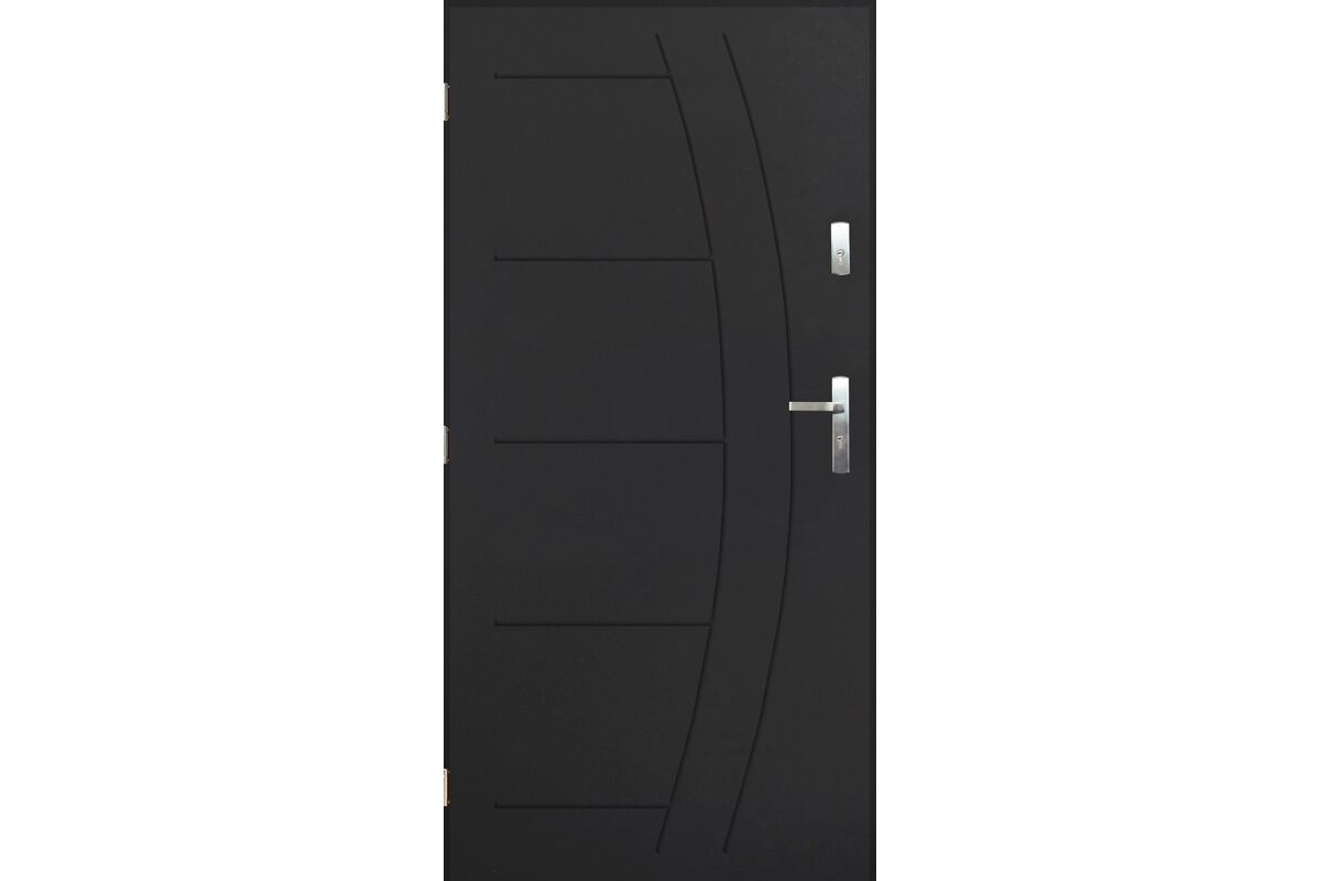 Drzwi zewnętrzne EFEZ antracyt 90 lewe