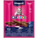 Przysmak dla kota Cat Stick Mini 3 sztuki dorsz/czarniak Vitakraft