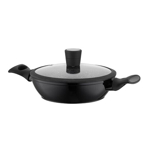 Garnek aluminiowy niski Magnum z pokrywką 24 cm 2,5 l
