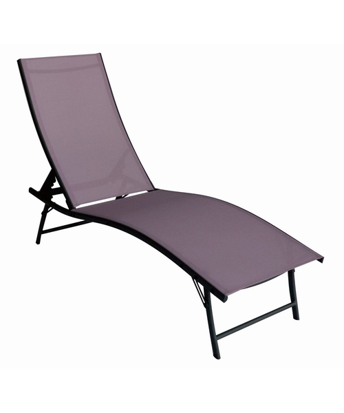 Leżanka 182 x 55 cm lawendowa