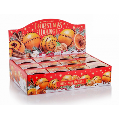 Świeca zapachowa w szkle Christmas Orange 115g mix zapachów