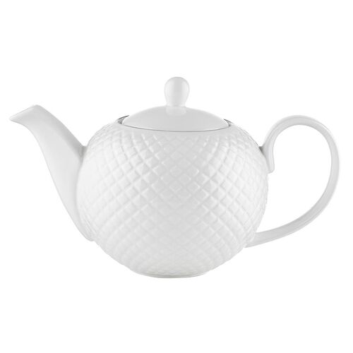 Dzbanek do herbaty porcelany Tiffany 1 l biały