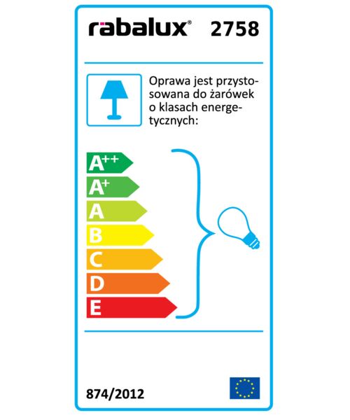 Lampa podłogowa Elisett E27 1x60W mosiądz antyczny