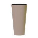 Vaso TUBUS EFFETTO SLIM + deposito antracite 40 cm