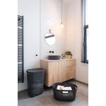Kosz na bieliznę Infinity RECYCLED 60 l ciemny szary