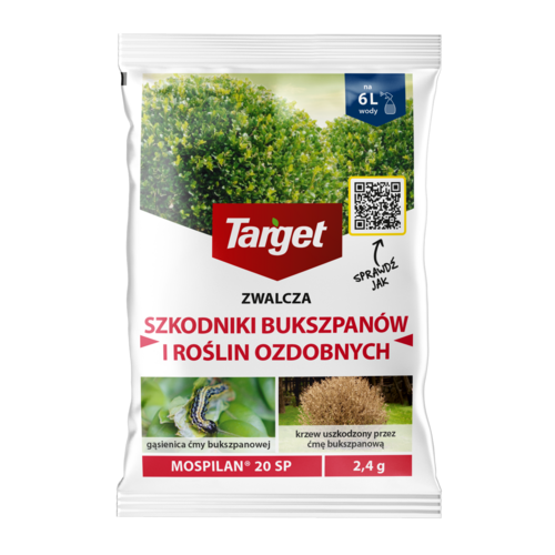 Środek na szkodniki bukszpanu i innych roślin ozdobnych Mospilan 20SP 2,4 g